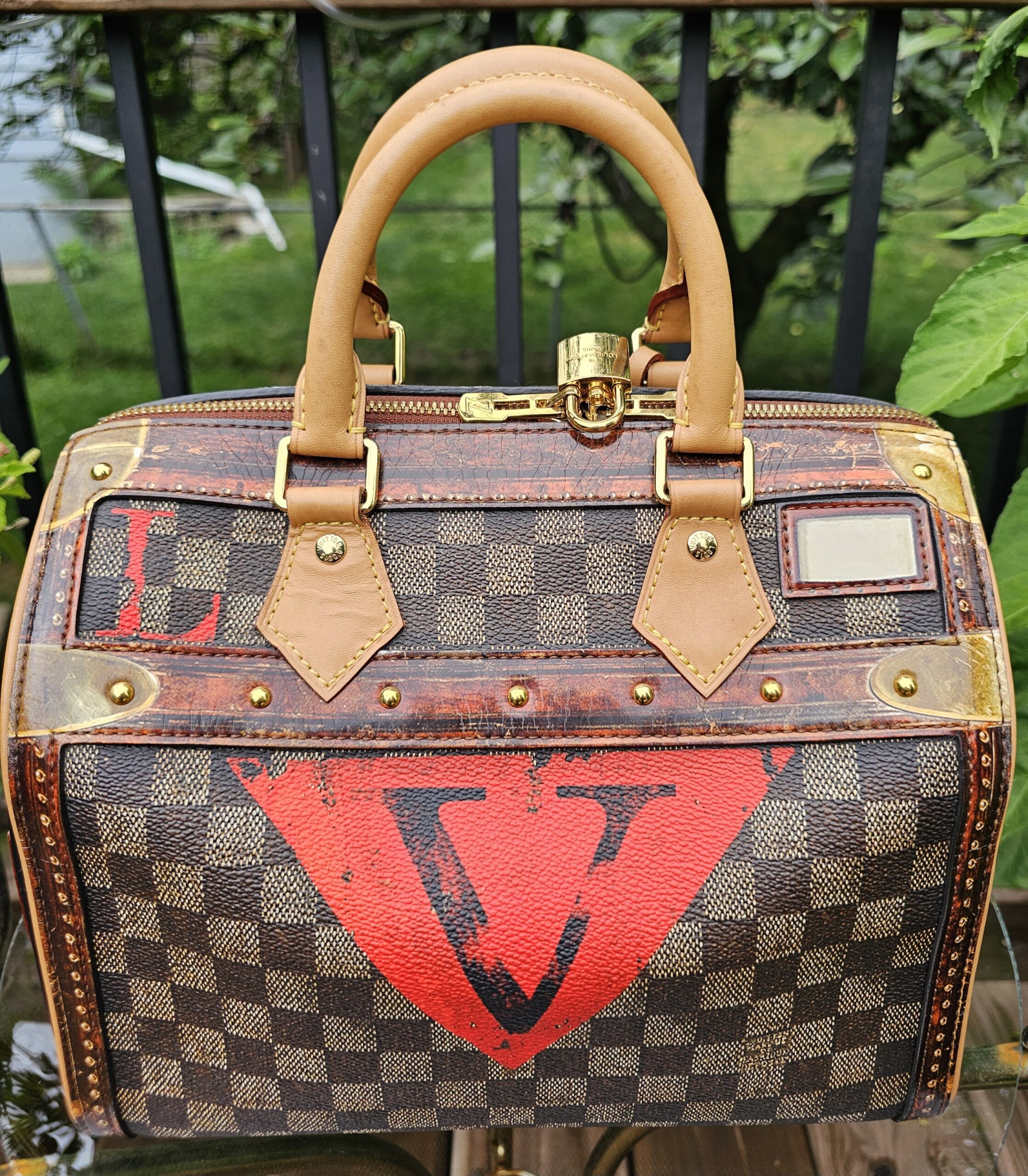 Louis Vuitton Speedy Bandoulière 25 Damier Ebene Time Trunk - Image 4