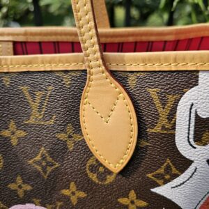 Louis Vuitton Monogram Bay Chain Set Neverfull MM with Matching Pochette - Image 9