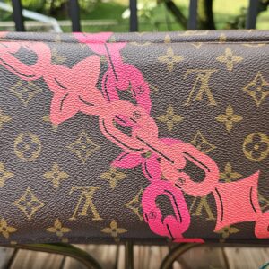 Louis Vuitton Monogram Bay Chain Set Neverfull MM with Matching Pochette - Image 13