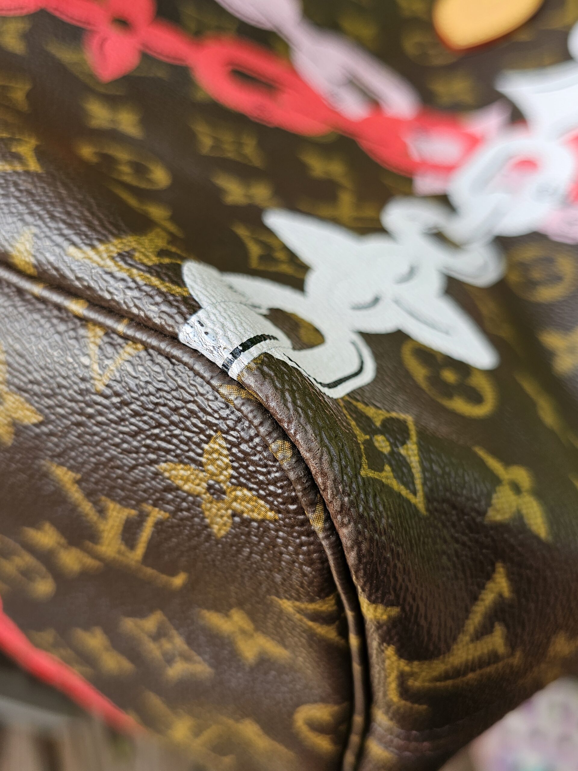 Louis Vuitton Monogram Bay Chain Set Neverfull MM with Matching Pochette - Image 16