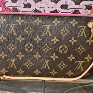 Louis Vuitton Monogram Bay Chain Set Neverfull MM with Matching Pochette - Image 26