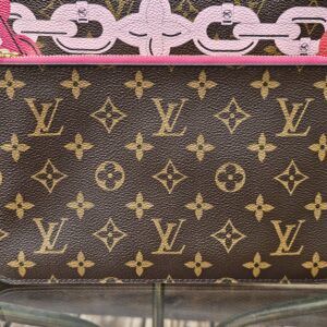 Louis Vuitton Monogram Bay Chain Set Neverfull MM with Matching Pochette - Image 27