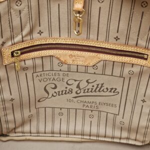 Louis Vuitton Neverfull MM Monogram Canvas Tote Bag | Authentic Luxury Shoulder Bag | Classic Everyday Tote - Image 14