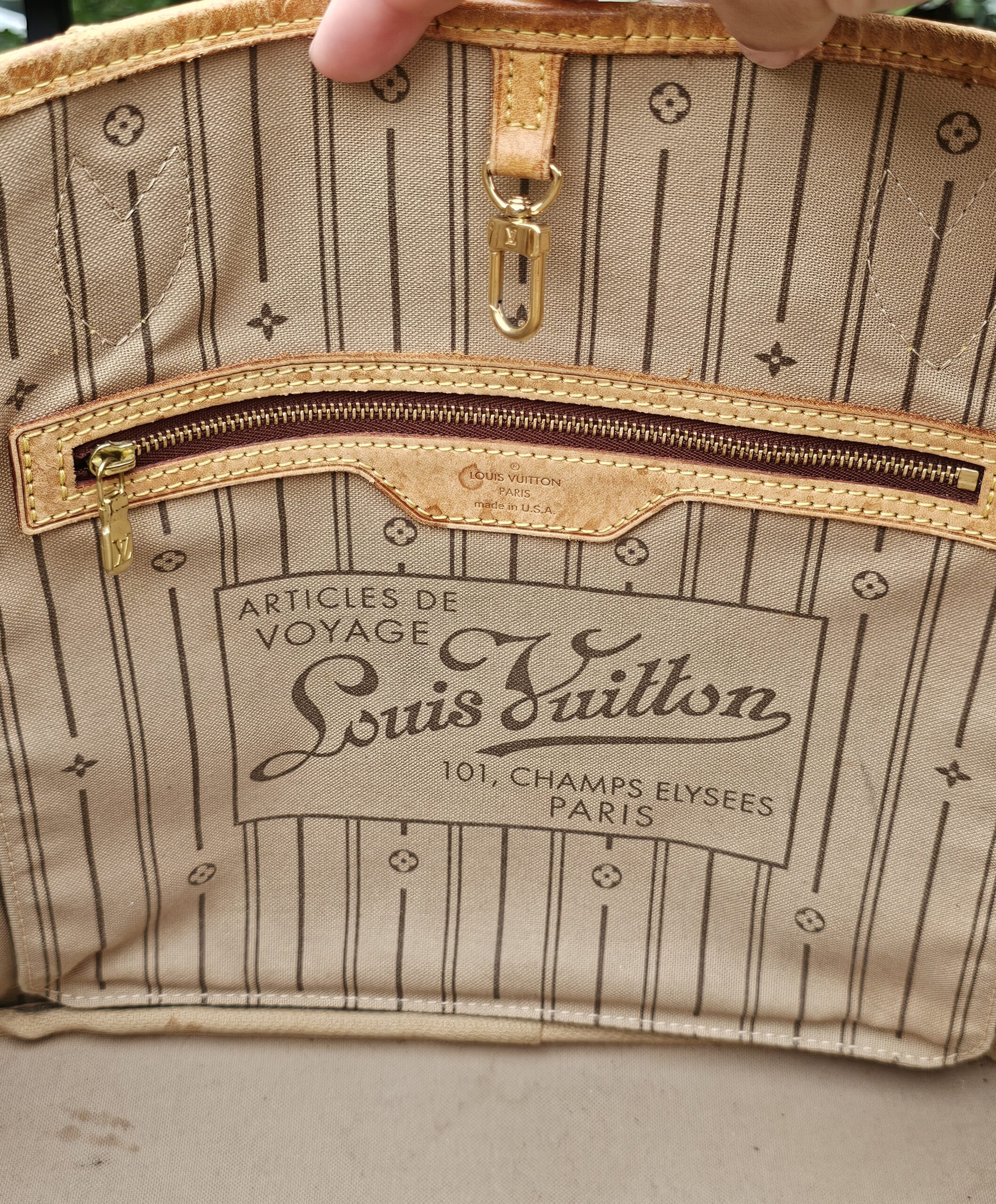 Louis Vuitton Neverfull MM Monogram Canvas Tote Bag | Authentic Luxury Shoulder Bag | Classic Everyday Tote - Image 14