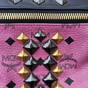 Authentic MCM Visetos Studded Backpack - Image 5