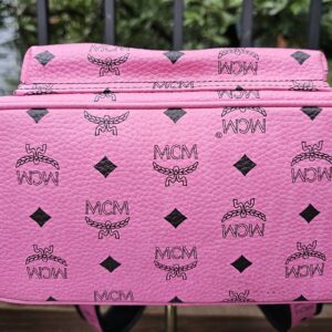 Authentic MCM Visetos Studded Backpack - Image 7