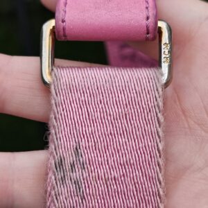 Authentic MCM Visetos Pink Backpack | Adjustable Straps | Entrupy COA - Image 16