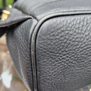 MCM Monogram Backpack Black Visetos Leather Trim | Authentic Designer Backpack - Image 12