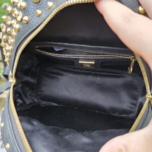 MCM Monogram Backpack Black Visetos Leather Trim | Authentic Designer Backpack - Image 17
