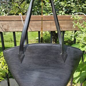 Louis Vuitton Saint Jacques PM Black Epi Leather Shoulder Tote Bag Made in France - Image 3