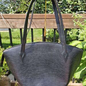 Louis Vuitton Saint Jacques PM Black Epi Leather Shoulder Tote Bag Made in France - Image 4
