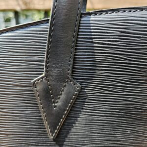 Louis Vuitton Saint Jacques PM Black Epi Leather Shoulder Tote Bag Made in France - Image 8