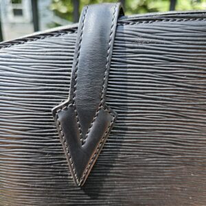 Louis Vuitton Saint Jacques PM Black Epi Leather Shoulder Tote Bag Made in France - Image 10