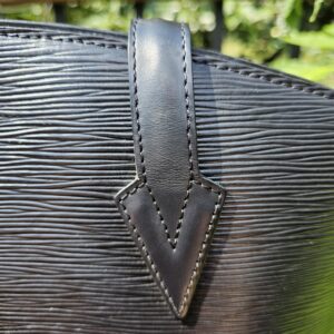Louis Vuitton Saint Jacques PM Black Epi Leather Shoulder Tote Bag Made in France - Image 11
