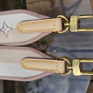 Louis Vuitton Adjustable Jacquard Bandoulière Shoulder Strap – Beige/Cream | Authentic - Image 3