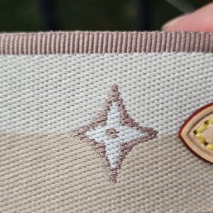 Louis Vuitton Adjustable Jacquard Bandoulière Shoulder Strap – Beige/Cream | Authentic - Image 7