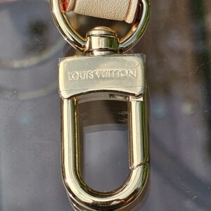 Louis Vuitton Jacquard Bandoulière Adjustable Shoulder Strap Beige Cream | Gold Hardware | Authentic - Image 7