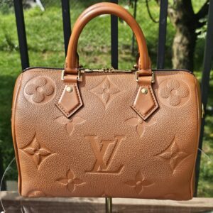 Louis Vuitton Speedy Bandoulière 25 Monogram Empreinte Cognac Leather - Image 4