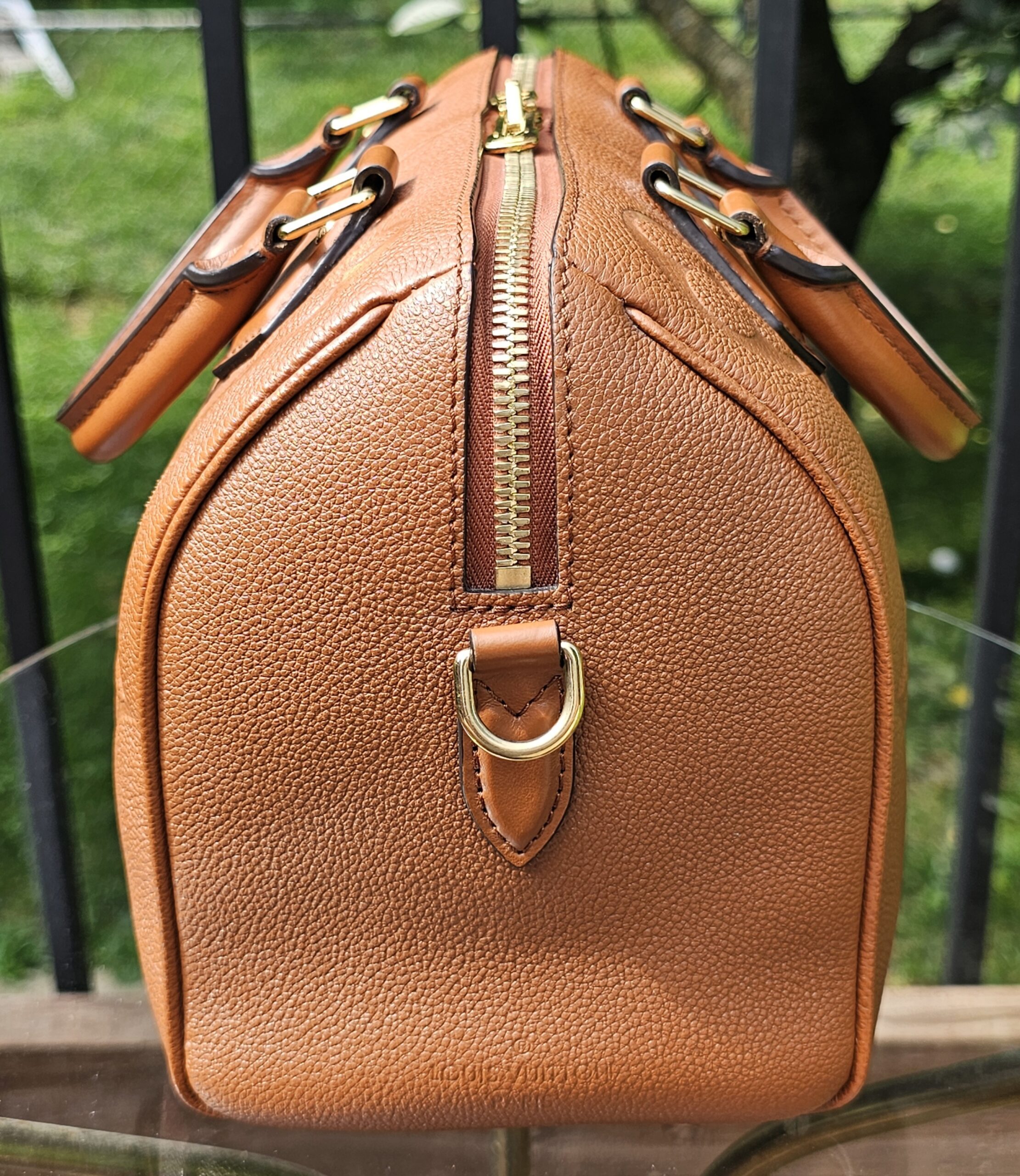 Louis Vuitton Speedy Bandoulière 25 Monogram Empreinte Cognac Leather - Image 6