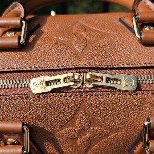 Louis Vuitton Speedy Bandoulière 25 Monogram Empreinte Cognac Leather - Image 11