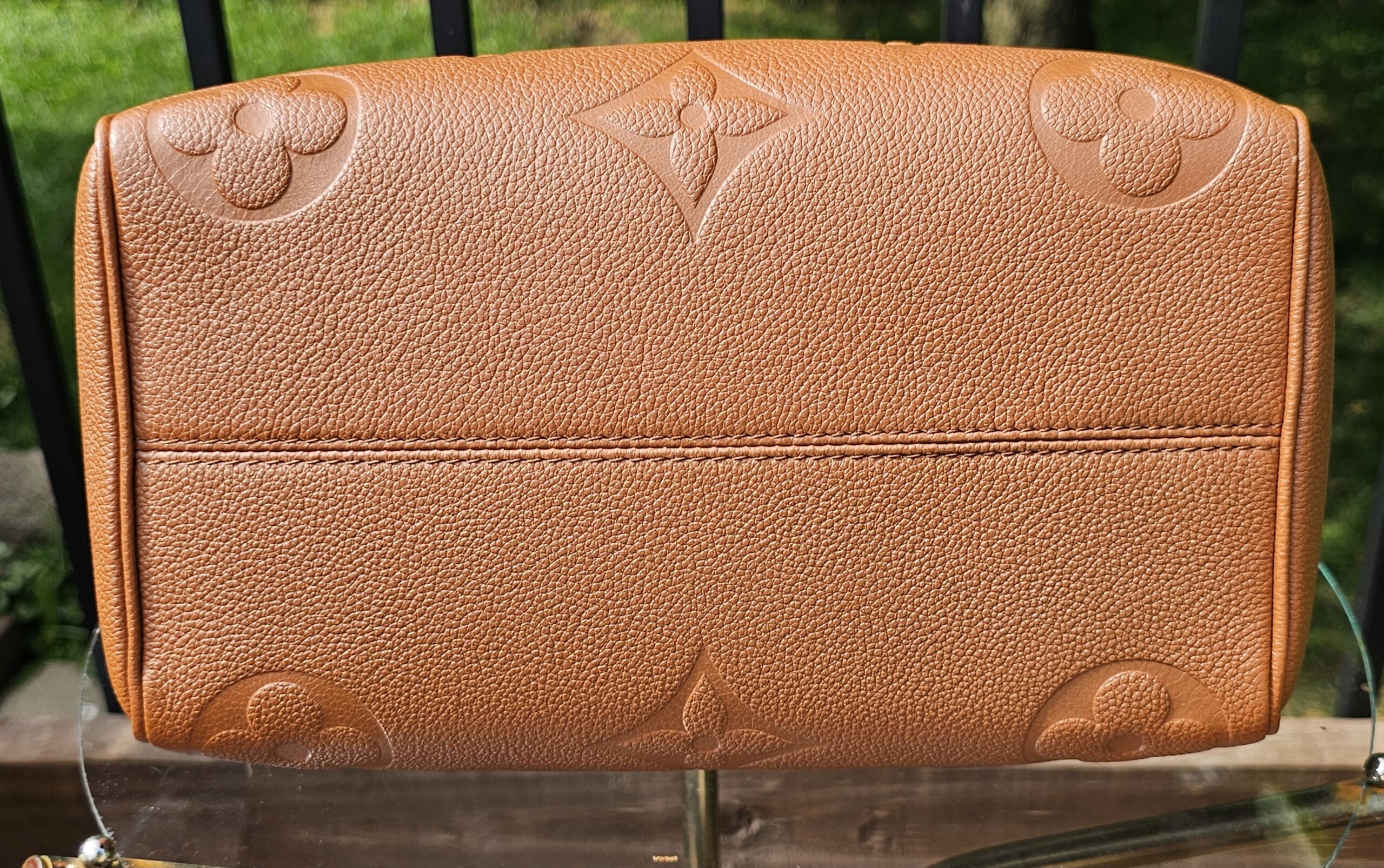 Louis Vuitton Speedy Bandoulière 25 Monogram Empreinte Cognac Leather - Image 12