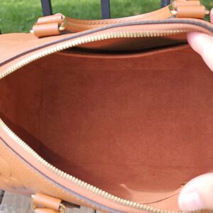 Louis Vuitton Speedy Bandoulière 25 Monogram Empreinte Cognac Leather - Image 17