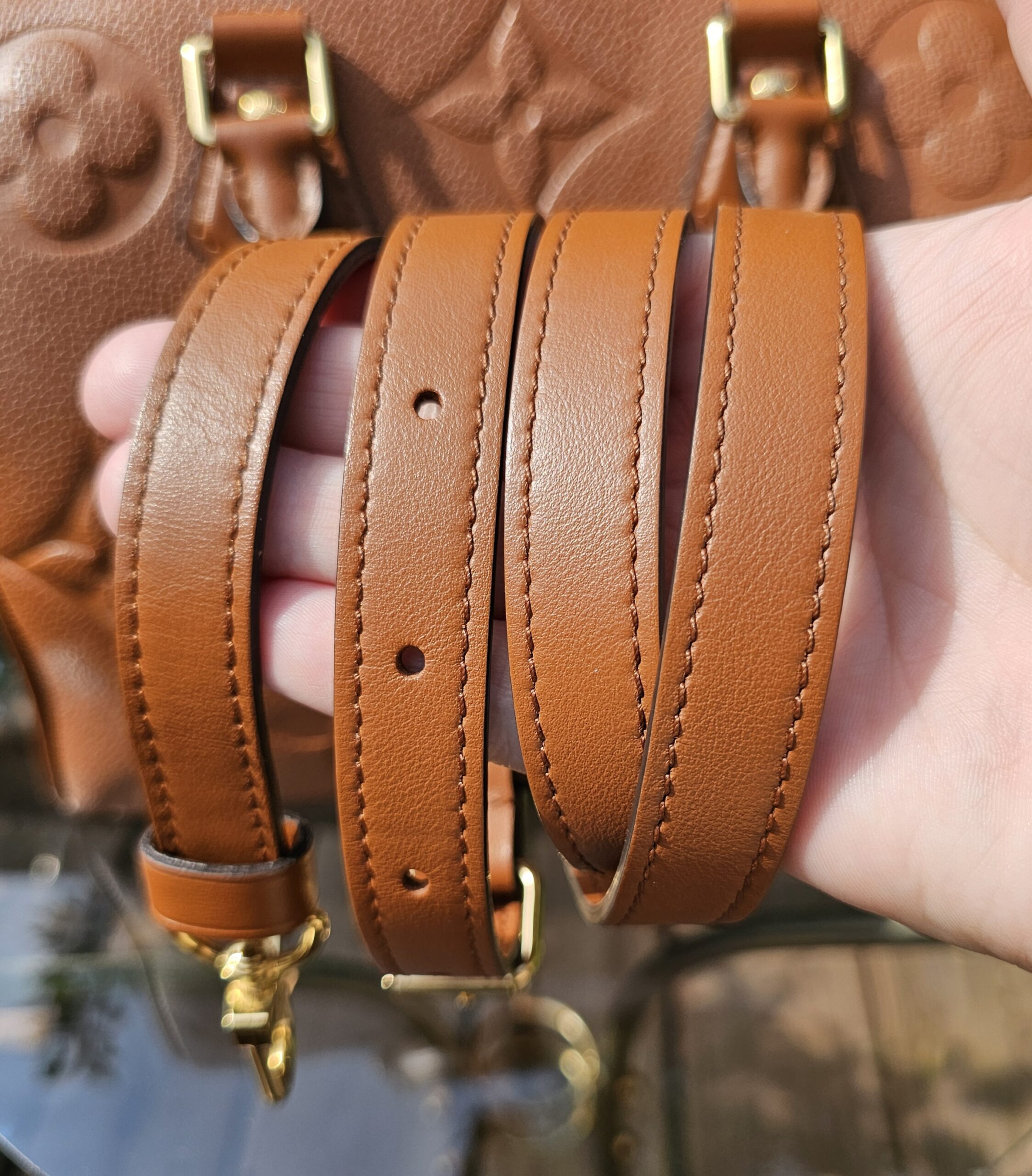 Louis Vuitton Speedy Bandoulière 25 Monogram Empreinte Cognac Leather - Image 19