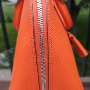 Louis Vuitton Alma PM & Zippy Wallet Orange Piment Epi Leather Set - Image 5
