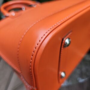 Louis Vuitton Alma PM & Zippy Wallet Orange Piment Epi Leather Set - Image 11