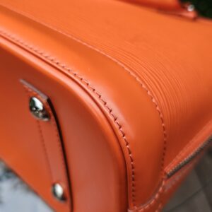 Louis Vuitton Alma PM & Zippy Wallet Orange Piment Epi Leather Set - Image 12