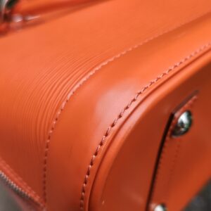 Louis Vuitton Alma PM & Zippy Wallet Orange Piment Epi Leather Set - Image 13