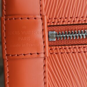 Louis Vuitton Alma PM & Zippy Wallet Orange Piment Epi Leather Set - Image 14