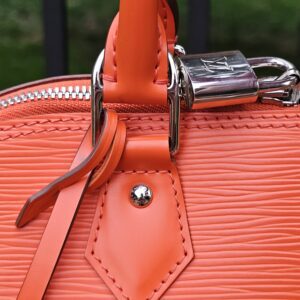 Louis Vuitton Alma PM & Zippy Wallet Orange Piment Epi Leather Set - Image 19