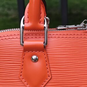 Louis Vuitton Alma PM & Zippy Wallet Orange Piment Epi Leather Set - Image 21