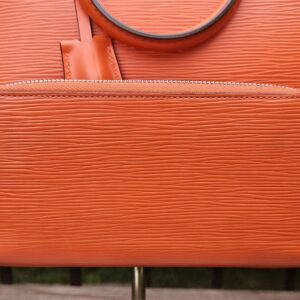 Louis Vuitton Alma PM & Zippy Wallet Orange Piment Epi Leather Set - Image 23