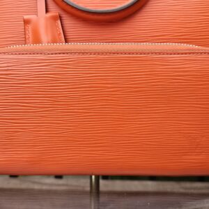 Louis Vuitton Alma PM & Zippy Wallet Orange Piment Epi Leather Set - Image 24