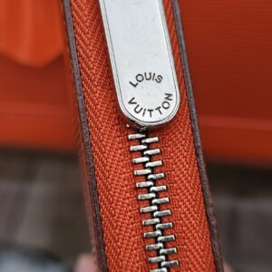 Louis Vuitton Alma PM & Zippy Wallet Orange Piment Epi Leather Set - Image 25