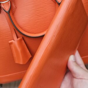 Louis Vuitton Alma PM & Zippy Wallet Orange Piment Epi Leather Set - Image 27