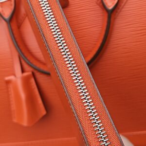 Louis Vuitton Alma PM & Zippy Wallet Orange Piment Epi Leather Set - Image 28