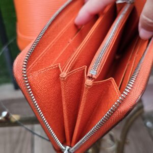 Louis Vuitton Alma PM & Zippy Wallet Orange Piment Epi Leather Set - Image 31