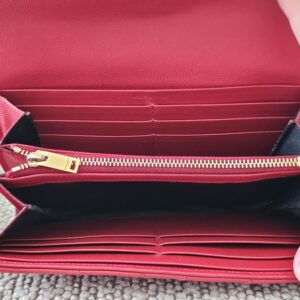 Saint Laurent YSL Cassandre Red Wallet - Image 8