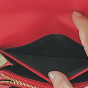 Saint Laurent YSL Cassandre Red Wallet - Image 18