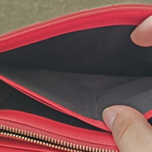 Saint Laurent YSL Cassandre Red Wallet - Image 20