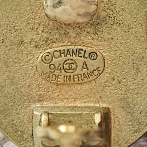Chanel CC Vintage Clip On Earrings - Image 7