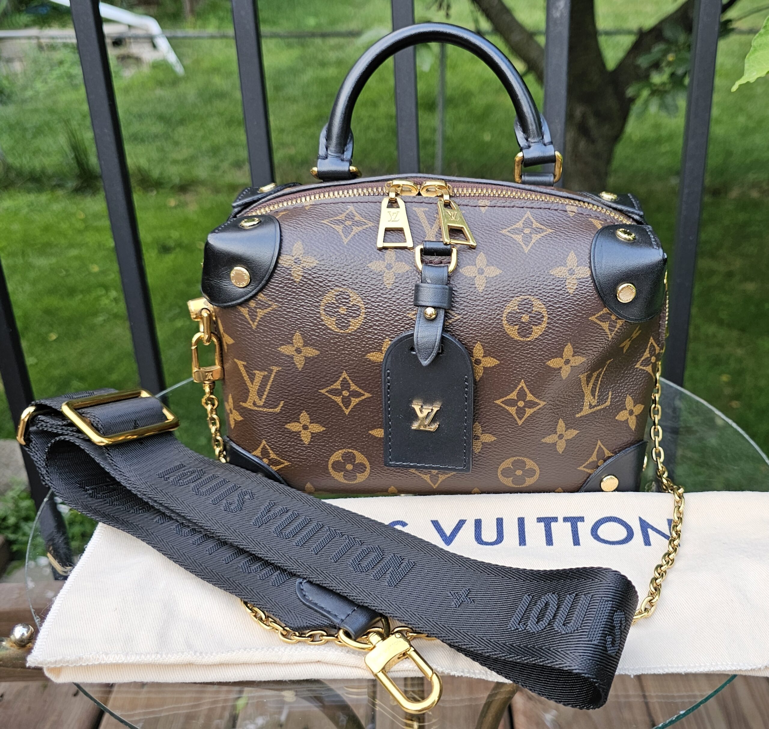 Louis Vuitton Petite Malle Souple Black
