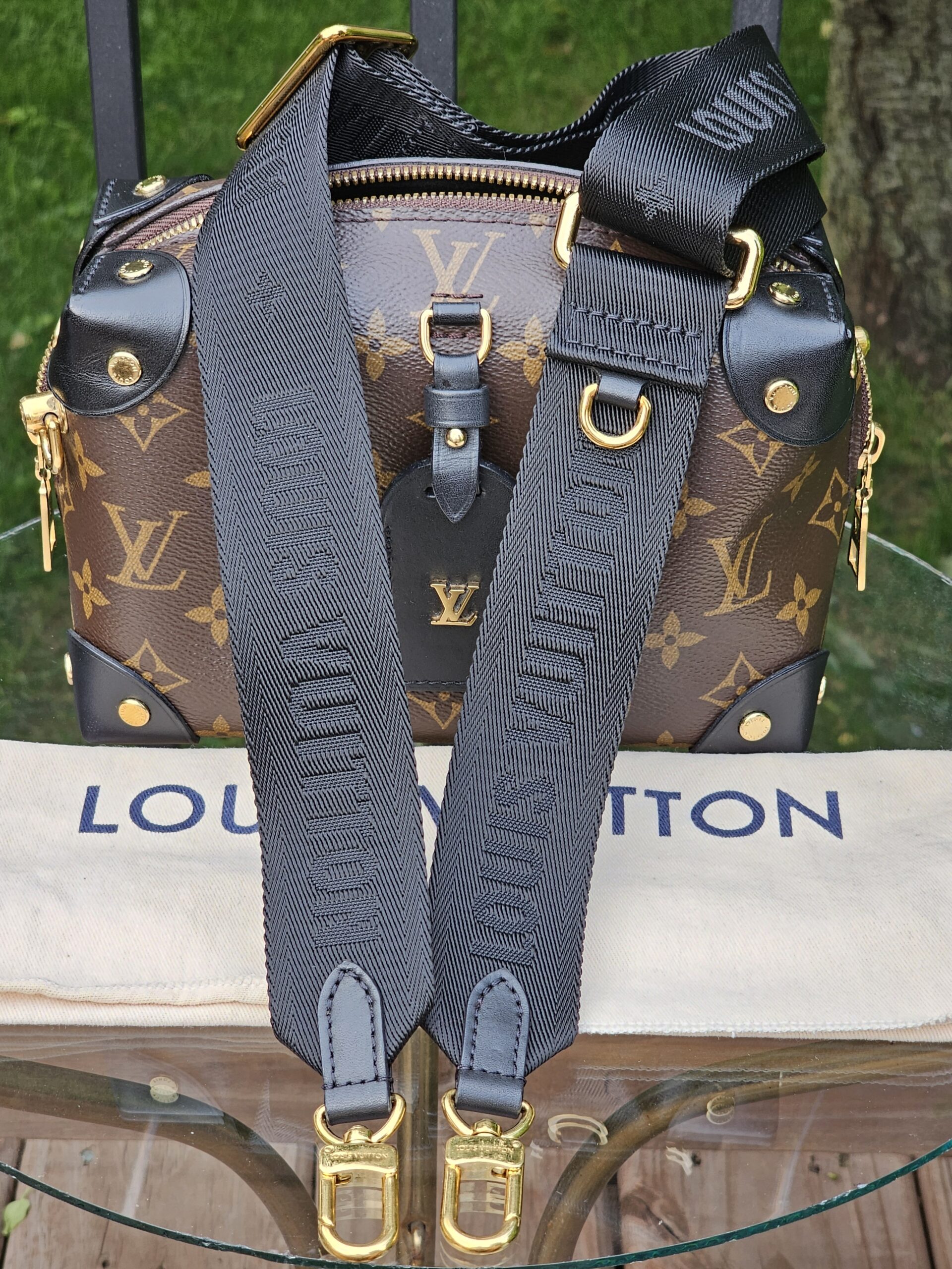 Louis Vuitton Petite Malle Souple Black - Image 27