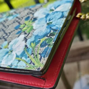 Gucci Blooms Blue Wallet On Chain - Image 10