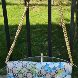 Gucci Blooms Blue Wallet On Chain - Image 20