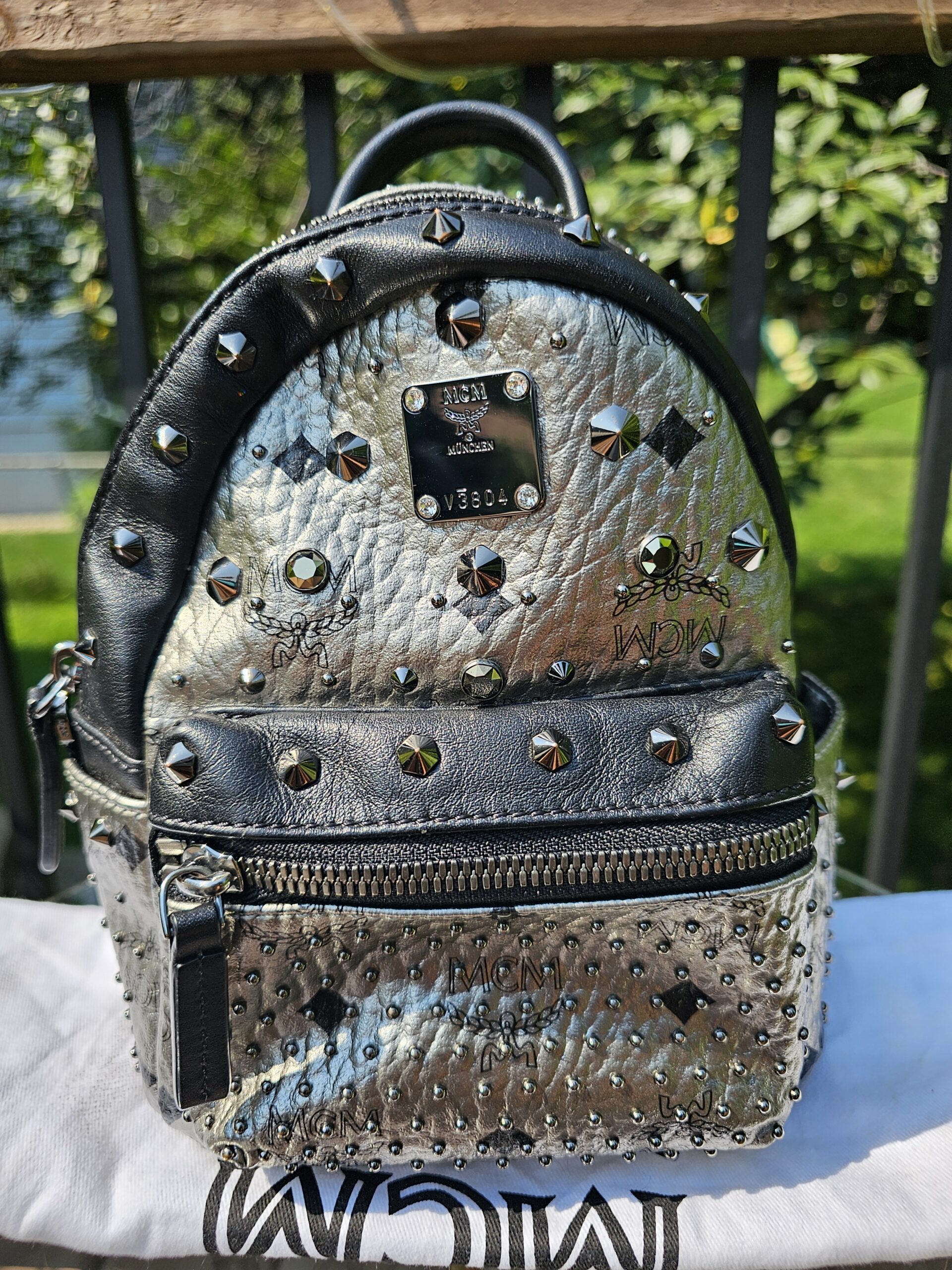 MCM Mini Backpack Metallic