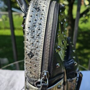 MCM Mini Backpack Metallic - Image 4
